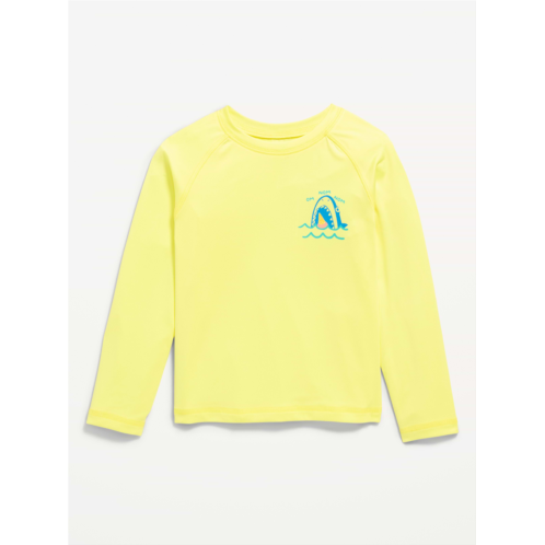 OldNavy Long-Sleeve Graphic Rashguard Swim Top for Toddler Boys