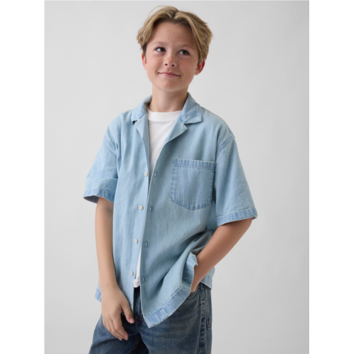Gap Kids Denim Relaxed Shirt