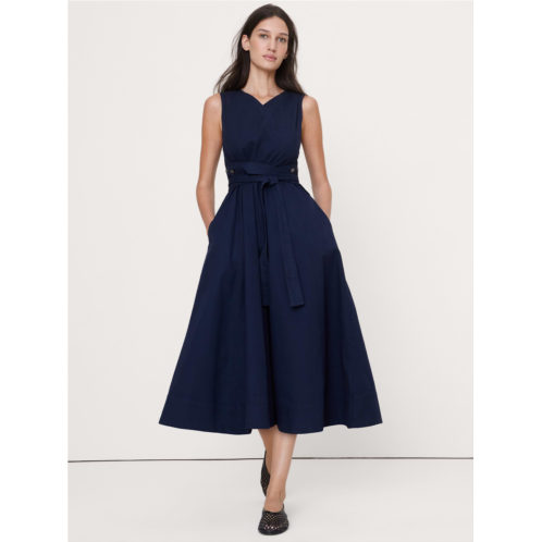 Bananarepublic Cotton Canvas Midi Dress