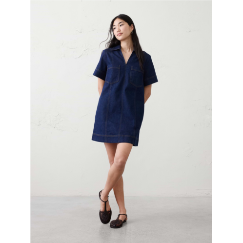bananarepublic Denim Pocketed Mini Dress