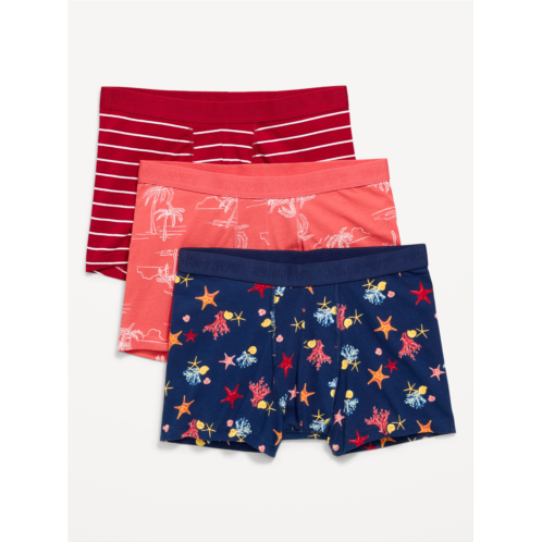 OldNavy Printed Trunks 3-Pack -- 3-inch inseam