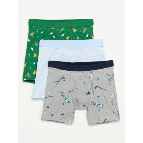 OldNavy Printed Boxer-Brief Underwear 3-Pack -- 6.25-inch inseam