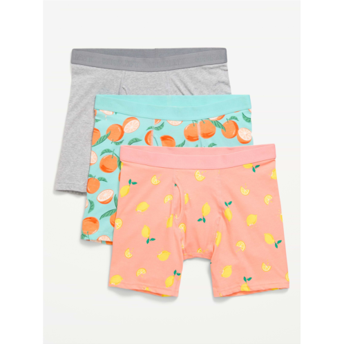 OldNavy Printed Boxer-Brief Underwear 3-Pack -- 6.25-inch inseam