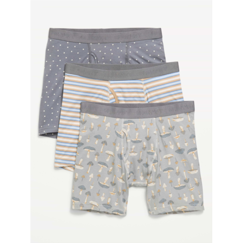 OldNavy Printed Boxer-Brief Underwear 3-Pack -- 6.25-inch inseam