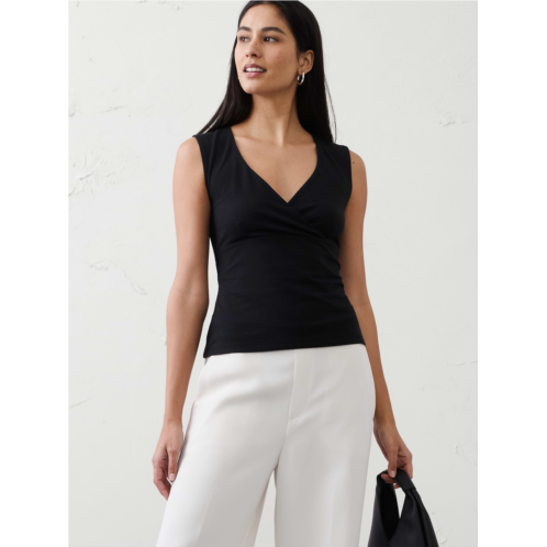 bananarepublic Soft Stretch Wrap Top