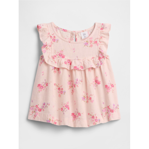babyGap Linen-Blend Ruffle Top