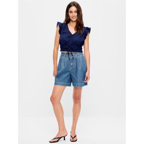OldNavy High-Waisted OGC Chino Shorts -- 6-inch inseam