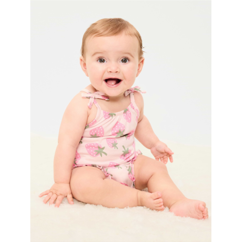 OldNavy Printed Sleeveless Tie-Strap Romper for Baby