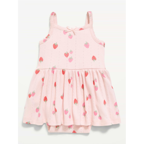 OldNavy Printed Pointelle-Knit Bodysuit Dress for Baby