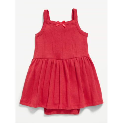 OldNavy Pointelle-Knit Bodysuit Dress for Baby