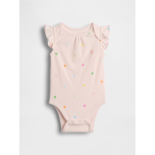 Gap Baby First Favorites TinyRib Polka Dot Bodysuit
