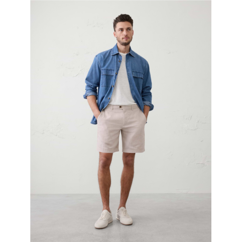 bananarepublic Standard-Fit 7 Linen-Blend Short