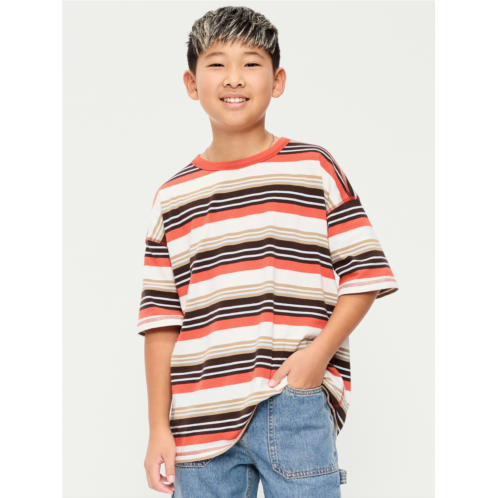 OldNavy Oversized Short-Sleeve Striped T-Shirt for Boys