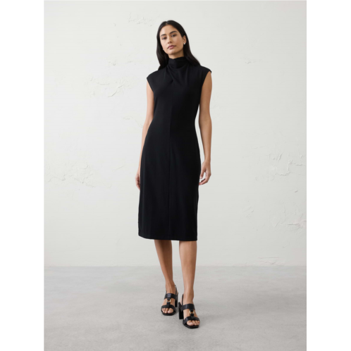 bananarepublic Mock-Neck Midi Dress