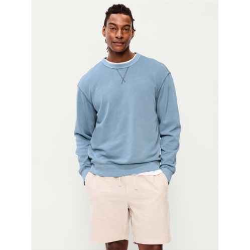 OldNavy Loose Garment-Washed Crew-Neck Sweatshirt