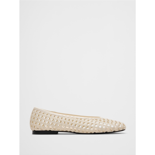 bananarepublic Woven Ballet Flats