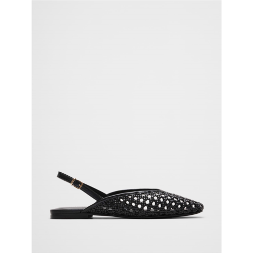 bananarepublic Woven Slingback Flats
