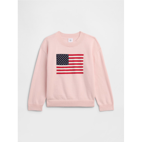 babyGap Americana Crewneck Sweater