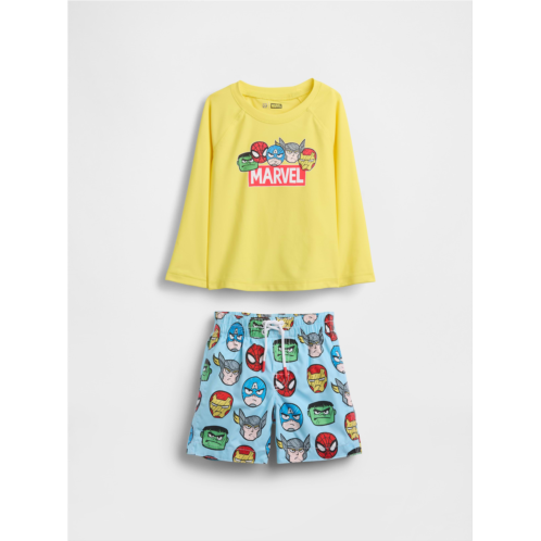 Gap Baby & Toddler Marvel Rash Guard Swim Set