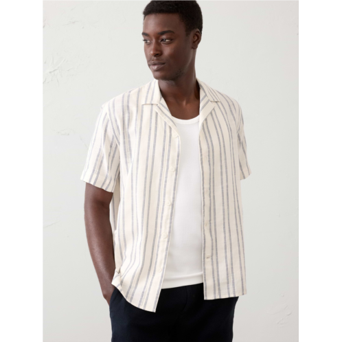 bananarepublic Standard-Fit Textured Resort Shirt