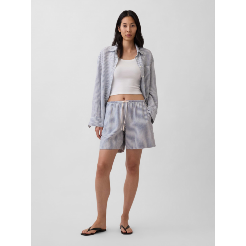 Gap 6 Linen-Blend Easy Shorts