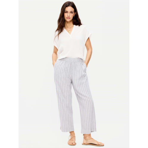OldNavy High-Waisted Linen-Blend Straight Ankle Pants