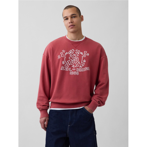 Gap Keith Haring Heavyweight Logo Sweatshirt