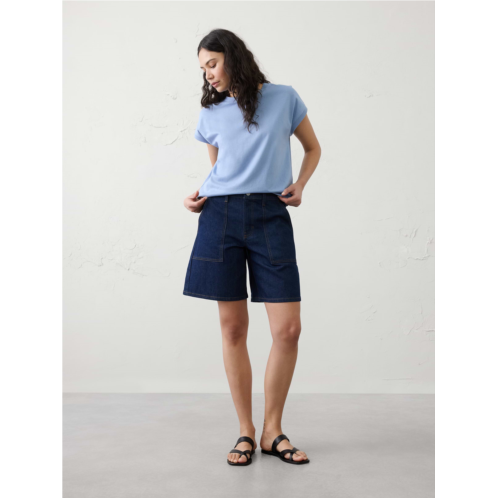 bananarepublic Premium Cotton Boxy T-Shirt