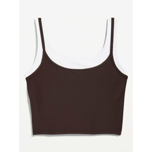 OldNavy PowerSoft Layered Longline Bra