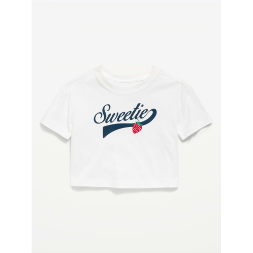OldNavy Short-Sleeve Boxy Graphic T-Shirt for Toddler Girls