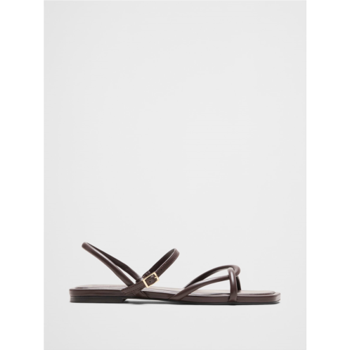 bananarepublic Vegan Leather Tubular Strappy Sandal