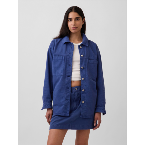 Gap Oversized Shirt Jacket