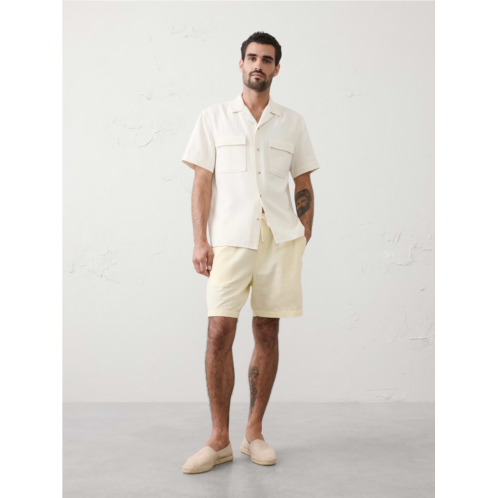 bananarepublic Standard-Fit 7 Linen-Blend Deck Short