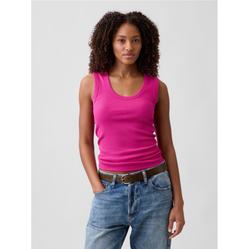 Gap Ribbed Scoopneck Tank Top
