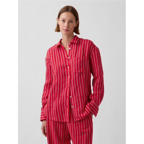 Gap 100% Linen Oversized Shirt