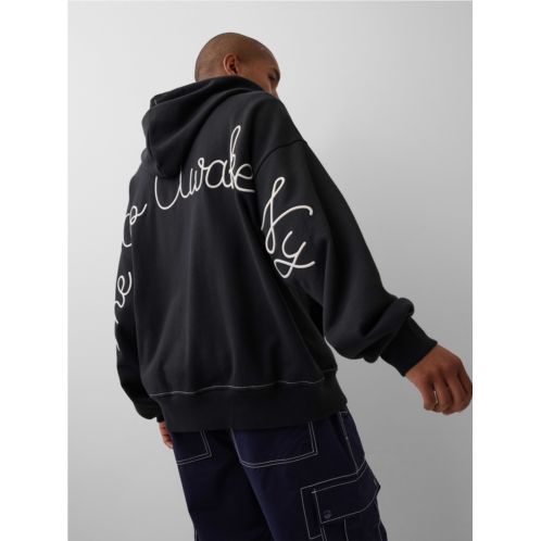 Gap × Awake NY Heavyweight Oversized Logo Zip Hoodie