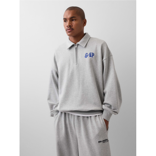 Gap × Awake NY Heavyweight Oversized Quarter-Zip Pullover