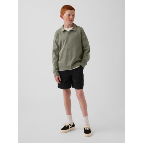 Gap Kids Relaxed Quick-Dry Cargo Shorts