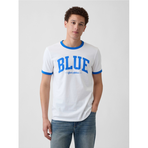 Gap Get Blue Ringer Graphic T-Shirt