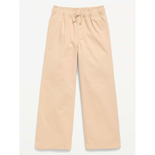 OldNavy School Uniform Baggy Wide-Leg Pull-On Pants for Girls