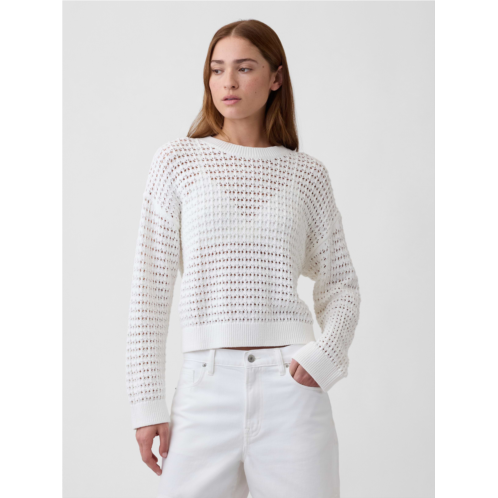 Gap Oversized Crochet Sweater