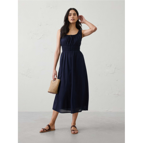 bananarepublic Smocked Waist Midi Dress