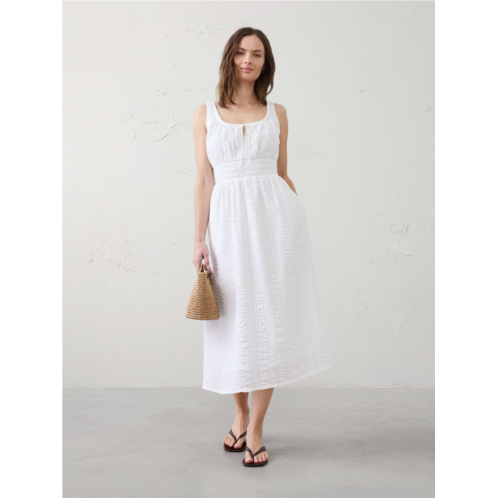 bananarepublic Smocked Waist Midi Dress