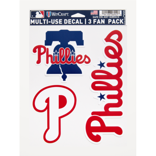 OldNavy WinCraft Philadelphia Phillies 3-Pack Multi-Use Decals