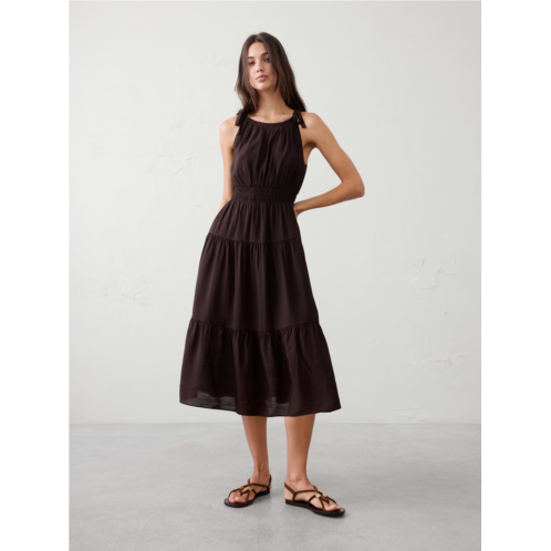 bananarepublic Tied-Shoulder Maxi Dress