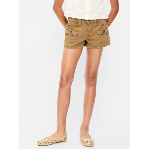 OldNavy Low-Rise Utility Jean Shorts for Girls