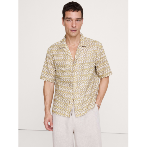 Bananarepublic Relaxed-Fit Seersucker Resort Shirt