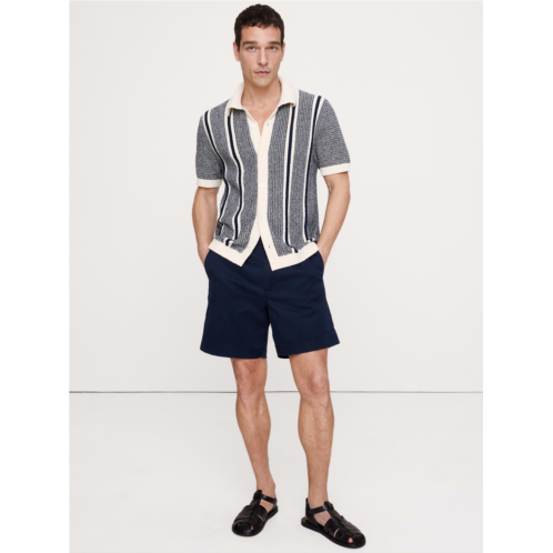 Bananarepublic Textured Stripe Sweater Polo