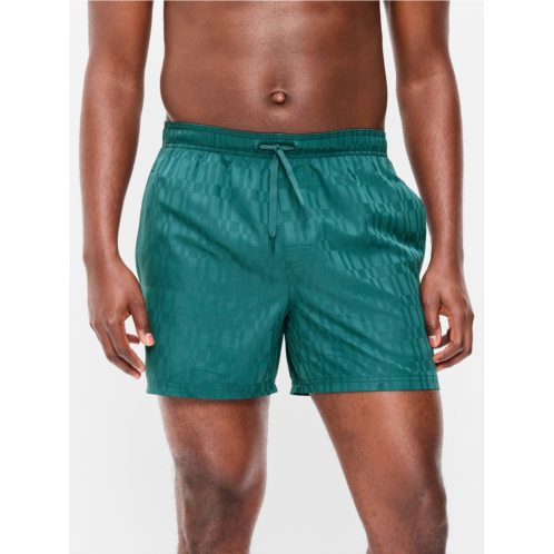 OldNavy Textured Swim Trunks -- 5-inch inseam