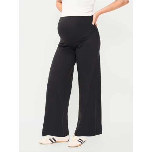 OldNavy Maternity Full-Panel StudioSmooth Wide-Leg Pants
